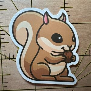 💜13/$13 +Bundle Sticker Sale | Squirrel Animal Waterproof Sticker